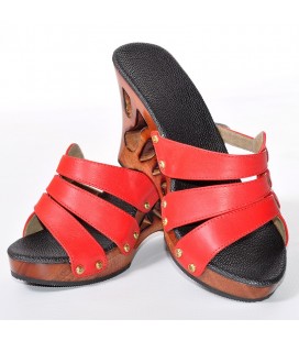 RED SANDALS
