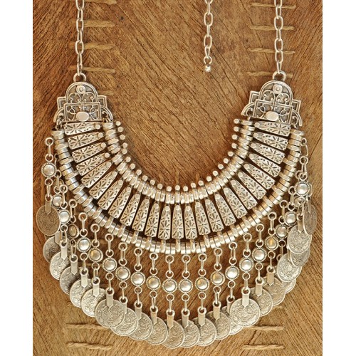 ETHNIC COINS NECKLACE