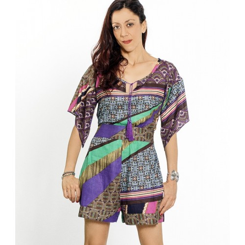 ETHNIC BELL PLAYSUIT