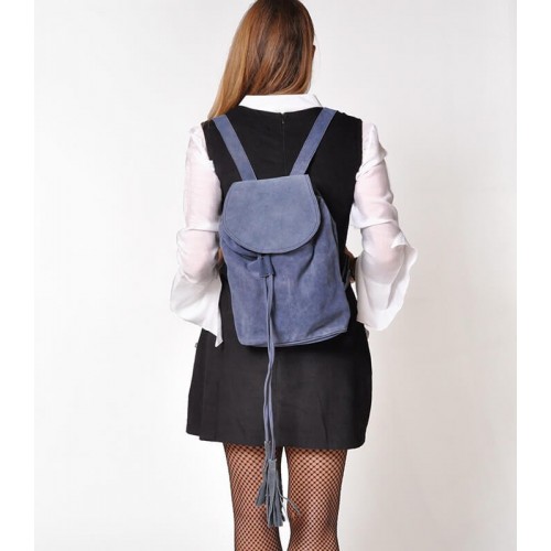 SUEDE LEATHER BACKPACK